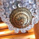 Lustre pampilles corbeille