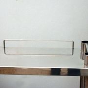 Steel console made in Italy, 1970s