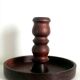 Bougeoir en bois vintage