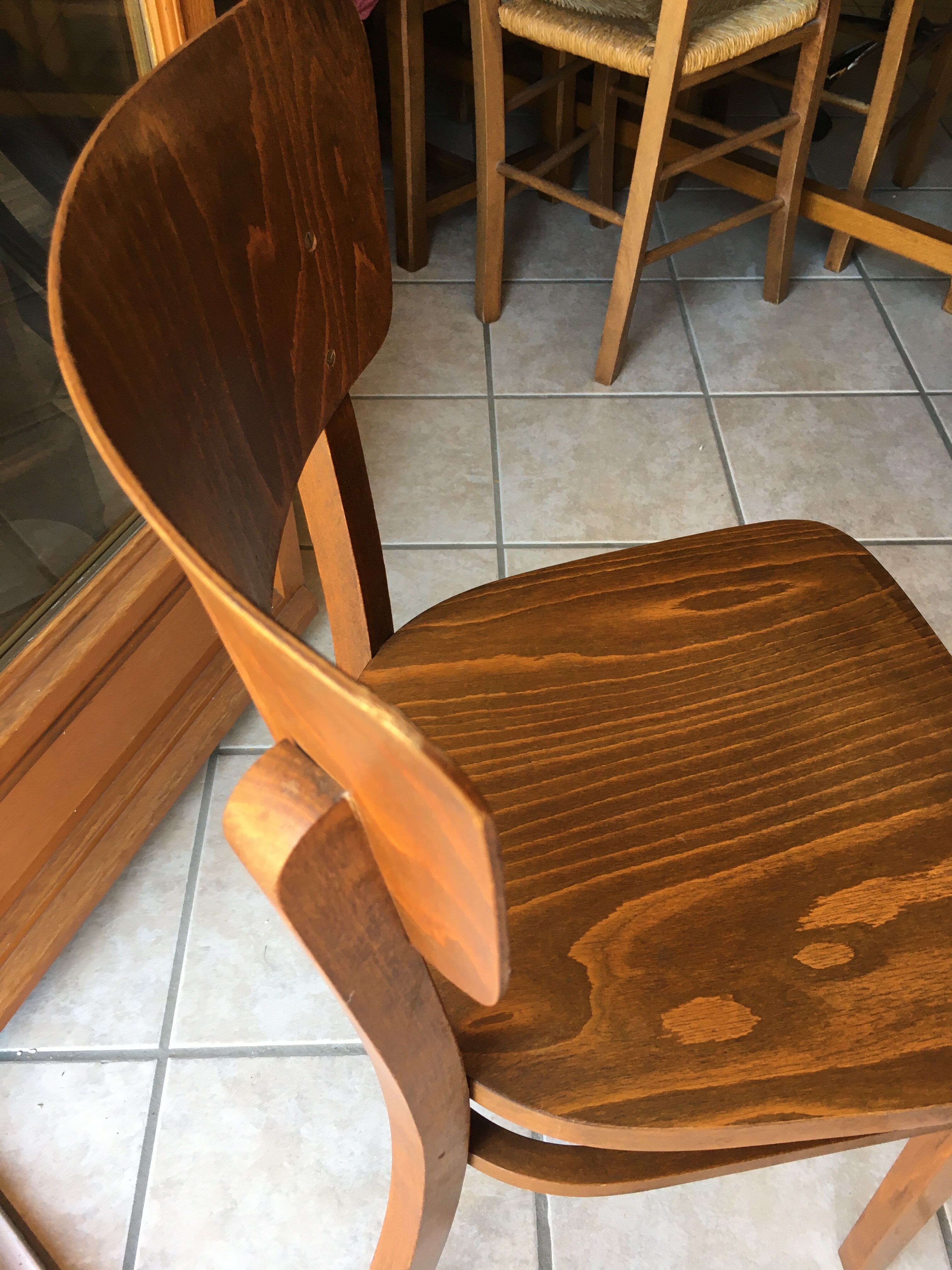 Pair of Thonet bistro chairs