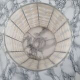 Vintage mother-of-pearl and nylon lampshade