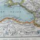 Carte ancienne Russie Suède Norvège 49x37,5cm