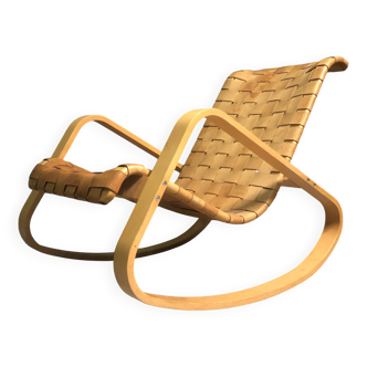 Dondolo lounge chair by luigi crassevig for crassevig, 1970s