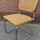 Ensemble de 4 Chaises vintage modèle Cesca B32 en chrome et bois