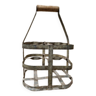 Old bottle basket