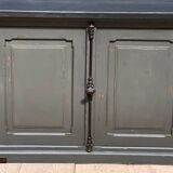 Antique painted wooden counter