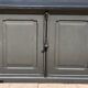Antique painted wooden counter