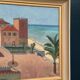 Original Swedish Oil on Canvas – “Motif from Italy” by K. Berthel – Signed – Dated 1949 – Vintage & Framed – 73 × 61 cm (28.7" × 24")