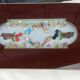 Coffee table of the 50s compass showcase bird and cherry