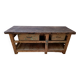 Large solid wooden carpenter's workbench