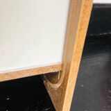 Filing cabinet with a curtain