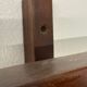 Antique Italian design wall coat rack Ezhio Longhi / Elam vintage teak