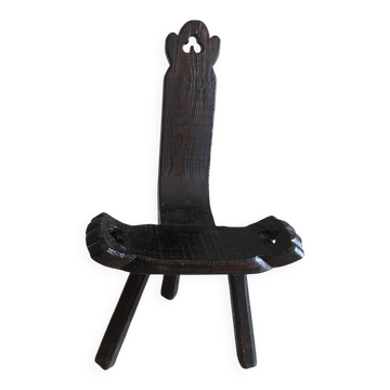 Rustic tripod stool