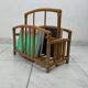 Vintage bamboo magazine rack