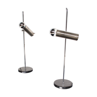 Pair of lamps, model A4, by Alain Richard, 1950s