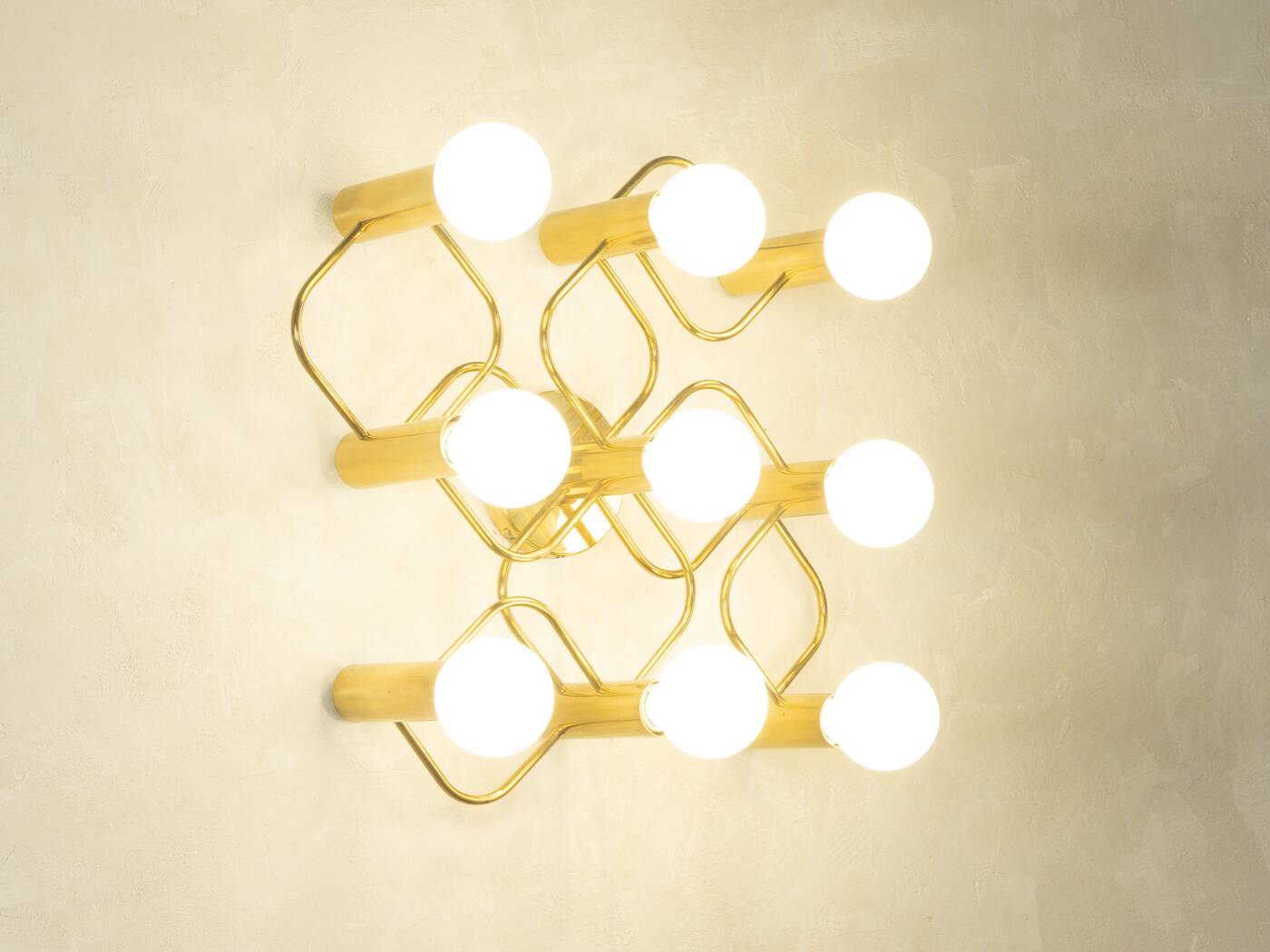 Wall and ceiling lamp Gaetano Sciolari Leola