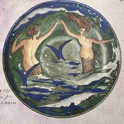 Lithograph HB Henriot Quimper signed and numbered