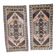 Set of 2 vintage handmade Turkish rugs 54x105 cm