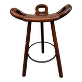 Brutalist Bar Stools, Marbella by Sergio Rodrigues, Spain, 1