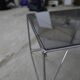 Table basse par max Sauze collection Isocèle 1970 plateau verr