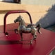 Briquet métal  forme cheval vintage