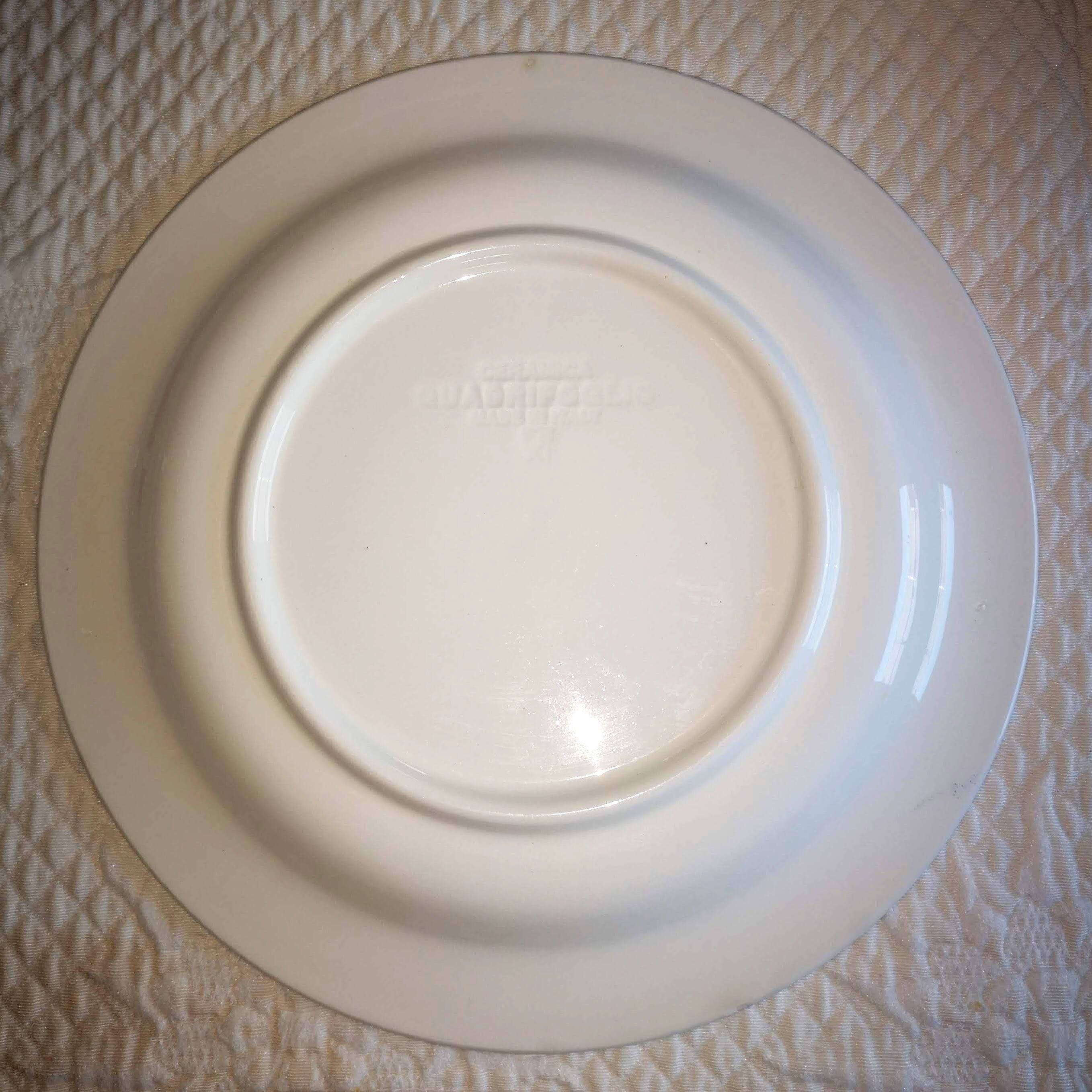 Service flat plates Quadrifoglio Lemon