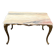 Gilded brass coffee table with onyx top
