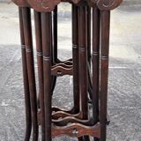Tables gigogne art nouveau motifs floraux