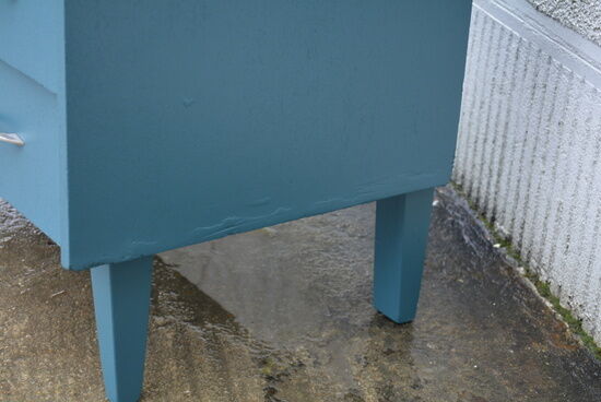 Blue vintage chest of drawers