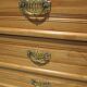 Armoire penderie des années 50 en orme