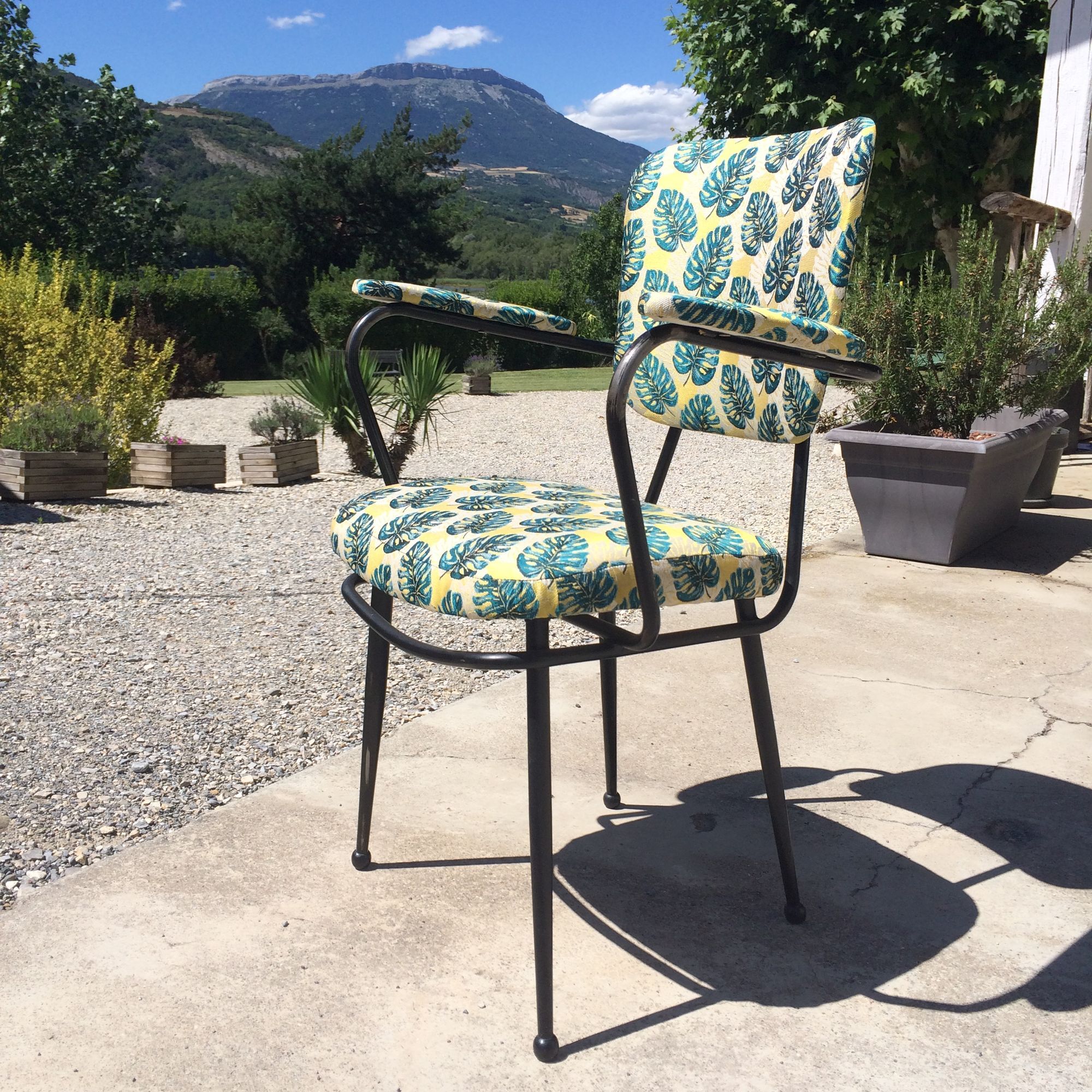 Old restored administration chair - 50s