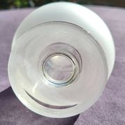 19th century muslin glass carafe