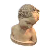 Tête en plâtre