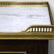 Pair of Louis XVI Style Nightstands with White Carrara Marble