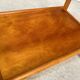 Mid-Century Modern Beech, Glass & Brass Serving Trolley, Germany 1950s