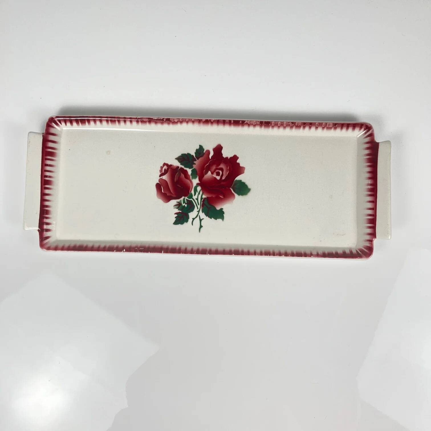 Cake dish Sarreguemines and Digoin, "Moka-Prima", 1920/1950