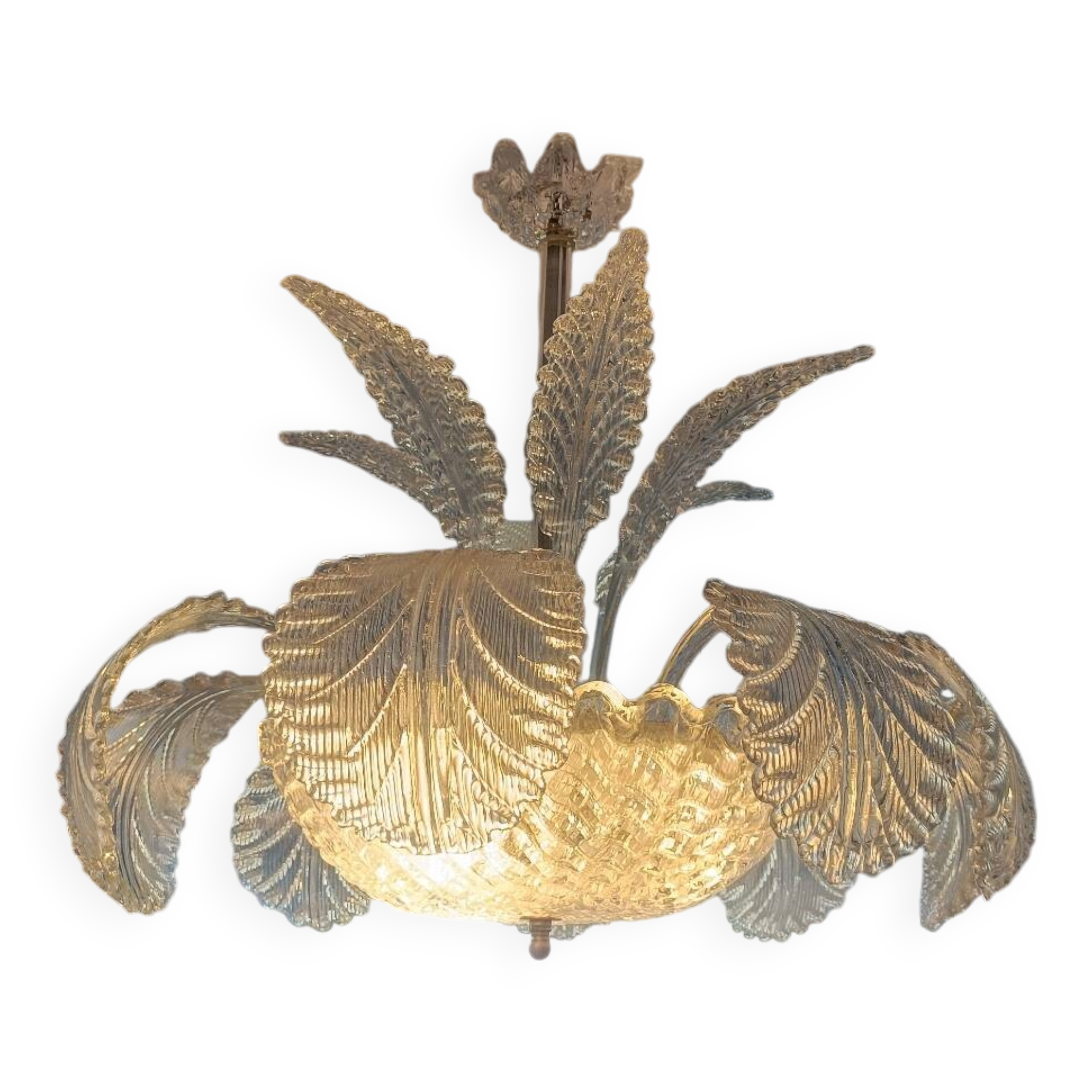 Murano glass pendant chandelier