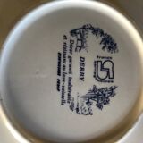 Two small plates faience Sarreguemines model derby