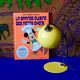 Lampe boule chrome et métal jaune