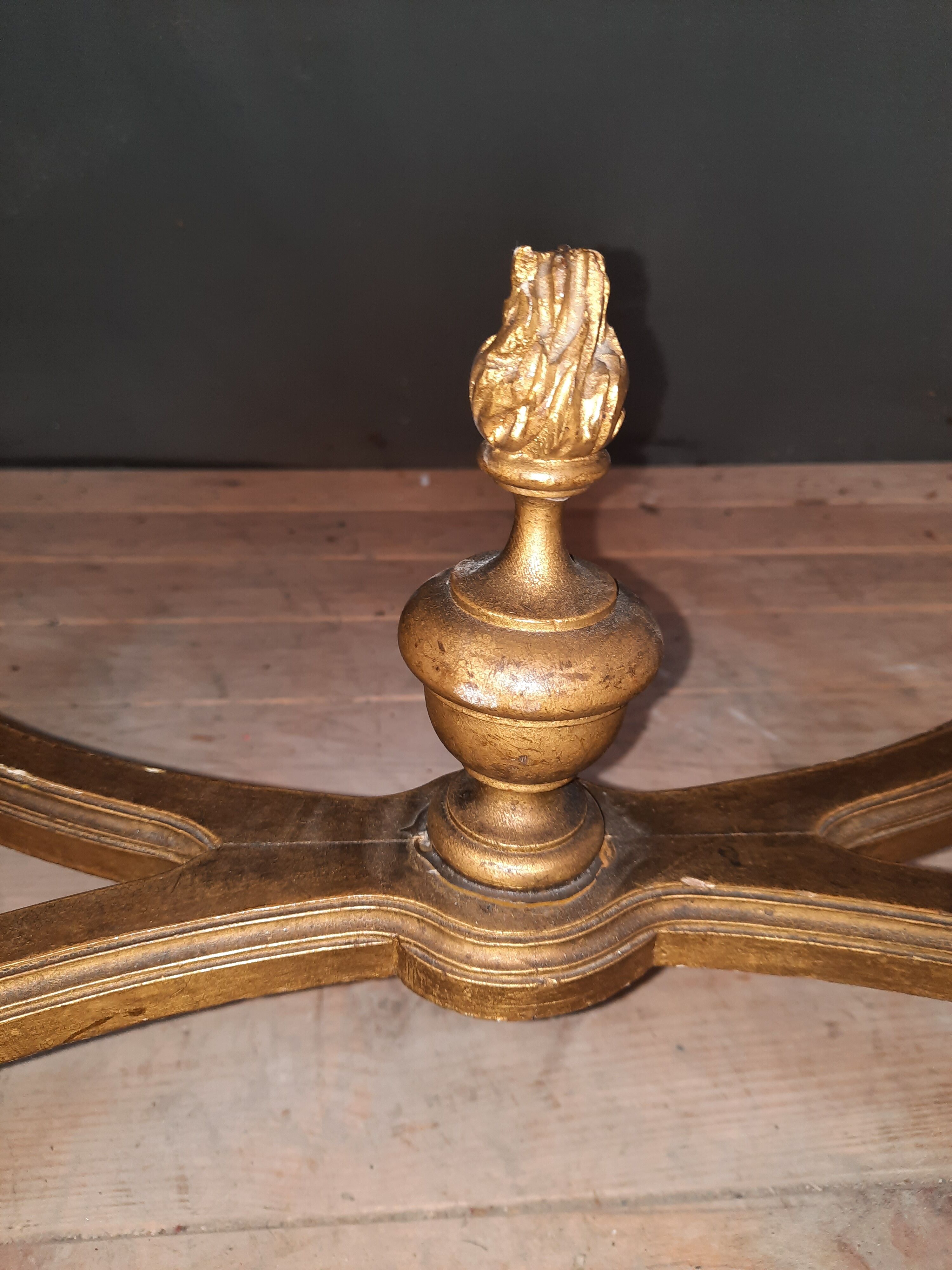 Louis XVI style mid-century tanle