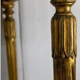 Table d'appoint, style louis xvi, bois doré, xixème siècle