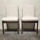 Paire de chaises scandinaves restaurées années 70