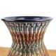Vase handmade, registered design, Germany, vintage pottery.