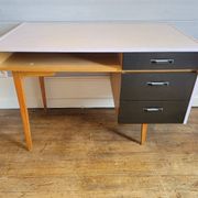 Bureau pieds compas vers1970