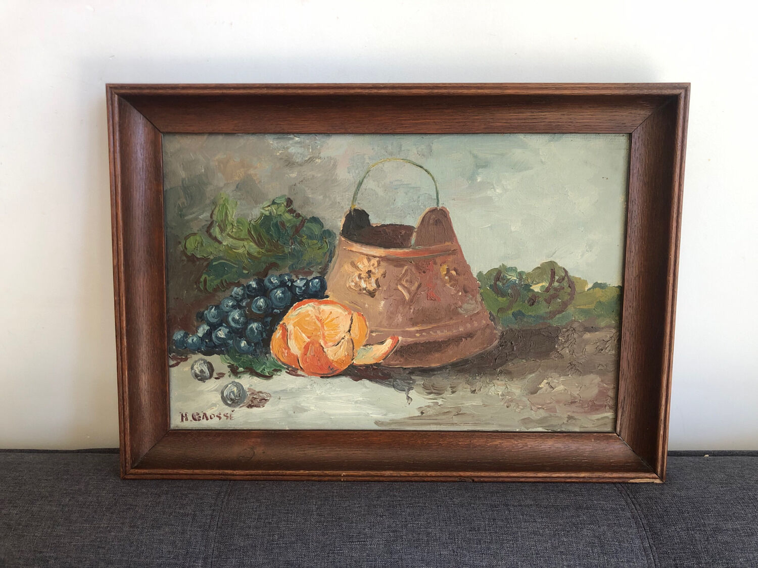 Still life with orange