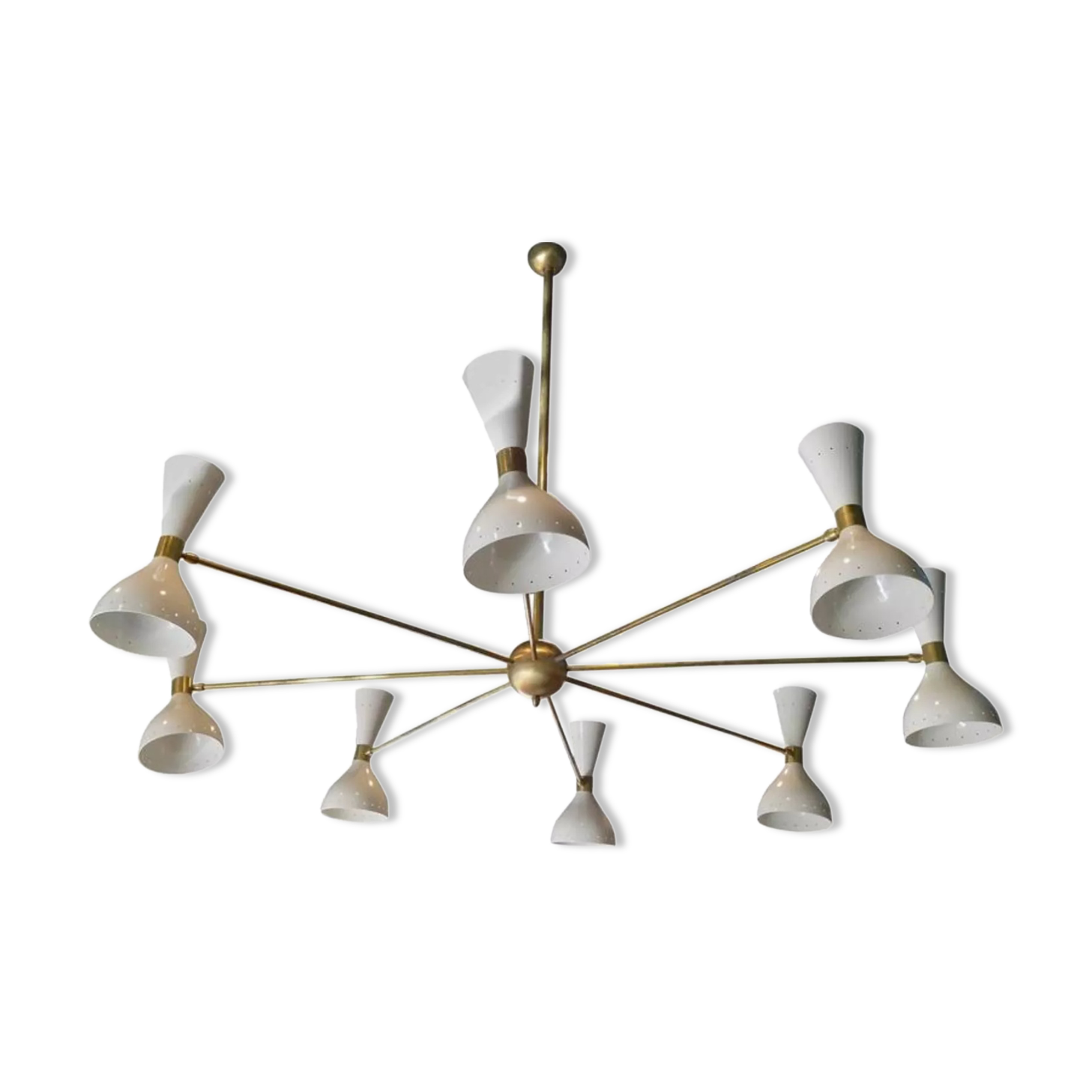 Chandelier in the style of the Italian creations of the 50s