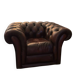 Chesterfield armchair