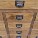Ancien meuble d'apothicaire 28 tiroirs en teck birman