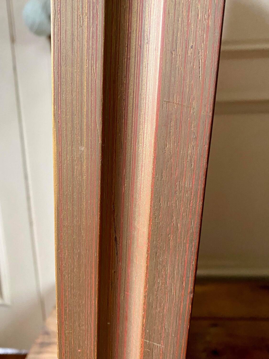 Large gilded wood mirror