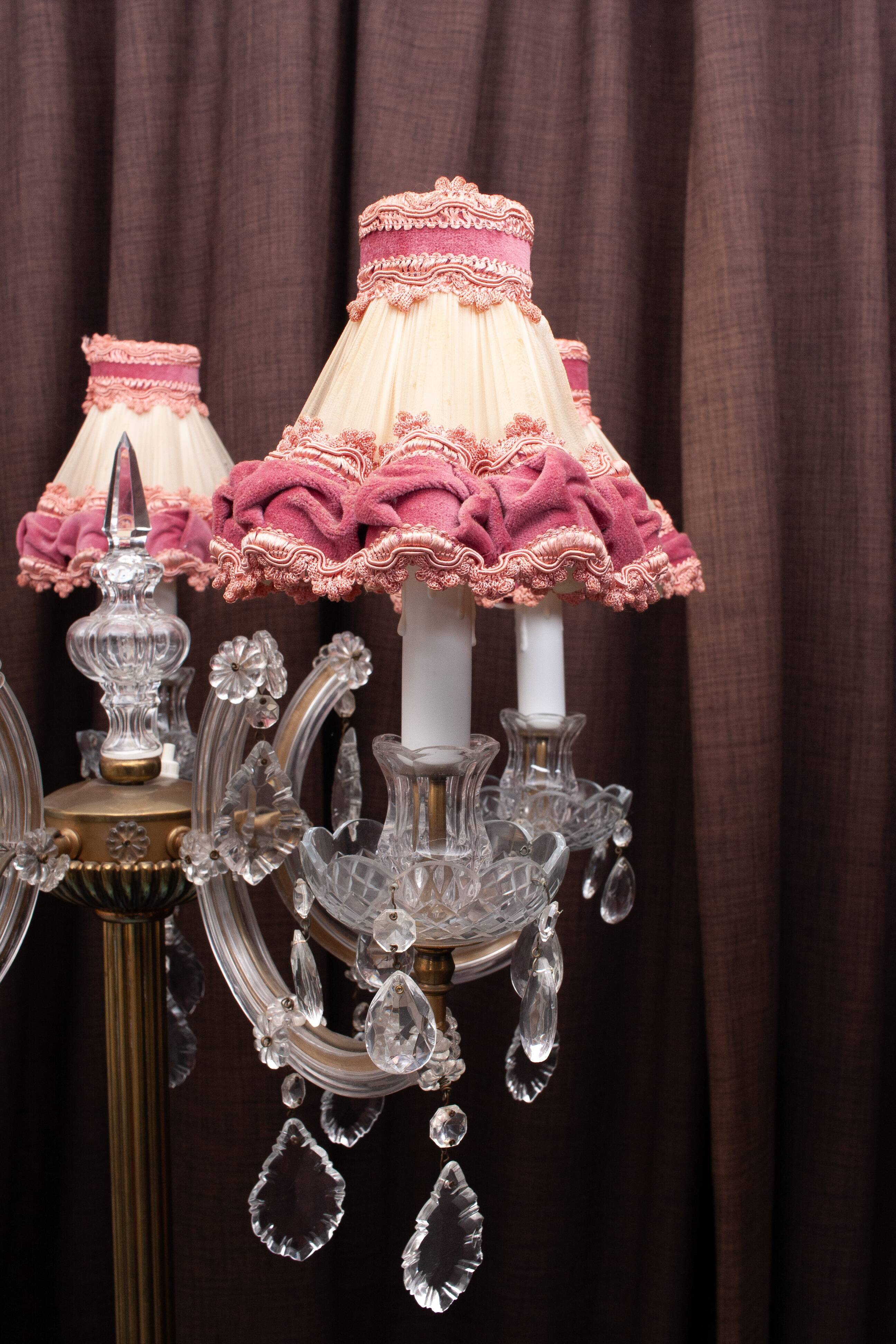 Louis XV style floor lamp, 1960s, France